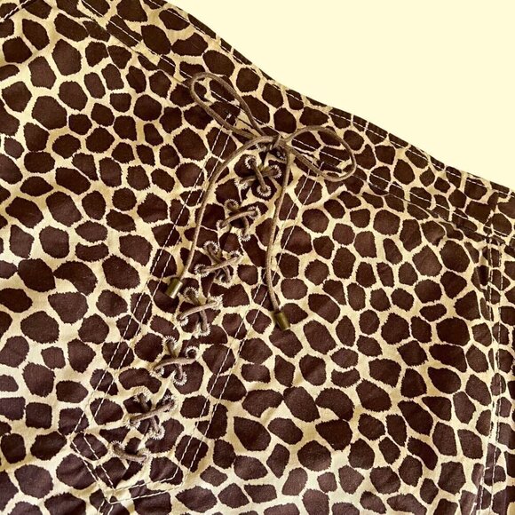 Vintage A-K-R-I-S- (AKRIS) Giraffe Print Skirt - Picture 3 of 6